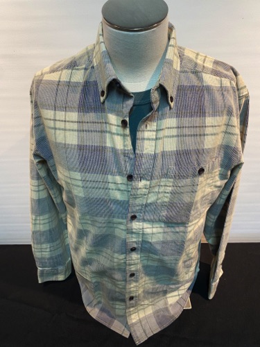 82144-3A Bone/Navy
Corduroy Plaid
4900-34 Blue Spruce Tee