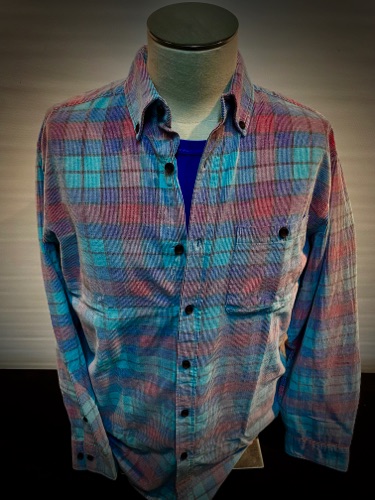 82242-15A Blue/ Aqua
Corduroy Plaid
4900-31 Bright Blue Tee