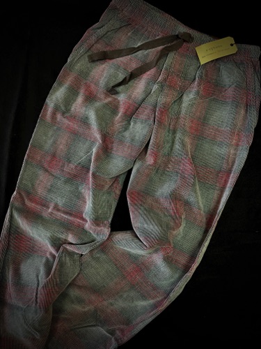 41043-25A Gray/ Red
Corduroy Lounge Pant